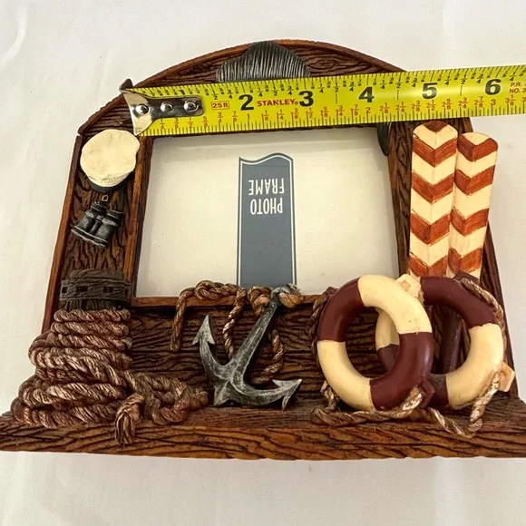 Nautical Fishing Theme Resin 3D Picture Frame NWOT - Picture 6 of 6